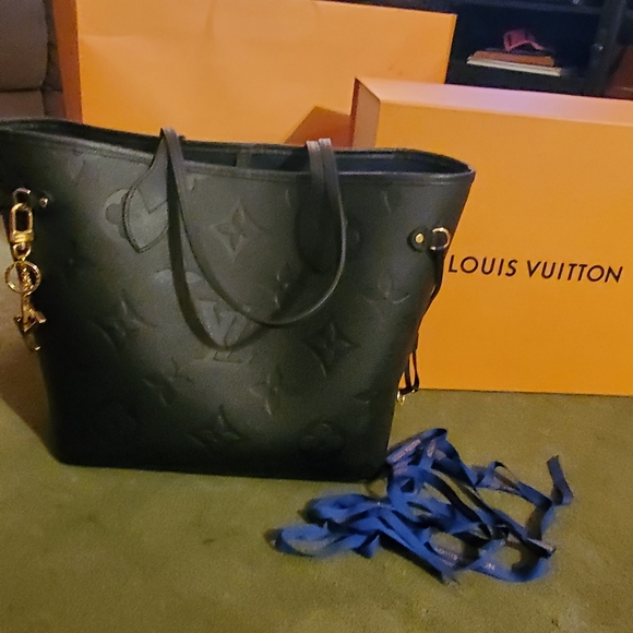 Louis Vuitton Handbags - LV Neverfull MM Empreinte Noir Tote Bag